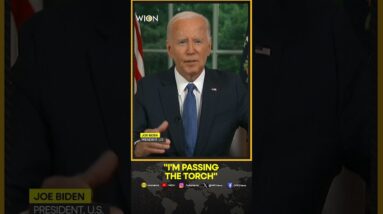 The best way forward is to pass the torch: Biden tells Americans | WION Shorts