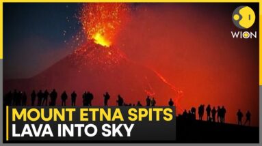 Europe: Footage shows explosive Mount Etna eruption | WION