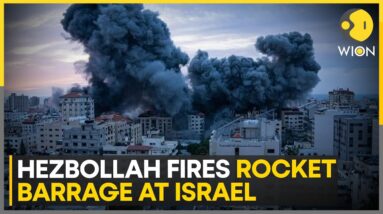 Israel vs Hezbollah Conflict: Hezbollah fires over 200 rockets, explosive drones at Israel | WION