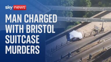 Man charged with double murder after human remains found in Bristol and London