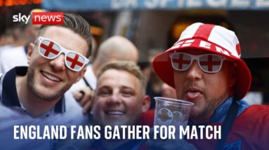 Euro 2024: England fans gear up for crunch semi-final clash against the Netherlands