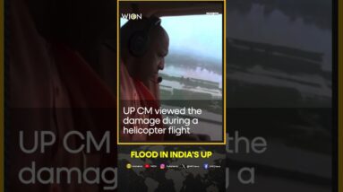 India UP Flood: Aerial footage shows extent of floods in India's Uttar Pradesh | WION Shorts