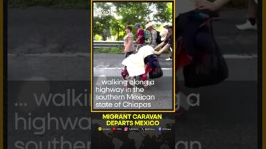 Migrant caravan departs southern Mexico, heading for the U.S. | WION Shorts