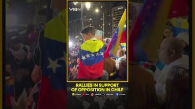 Venezuelan diaspora in Chile rallies in support of opposition before elections | WION Shorts