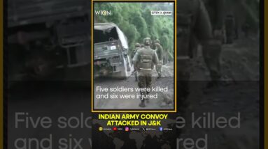 Indian Army convoy attacked by terrorists in J&K's Kathua | WION Shorts