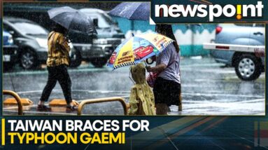 Taiwan: Typhoon Gaemi brings heavy rains, Taiwan suspends offices & closes schools | WION Newspoint