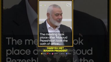 Haniyeh met New Iranian President Masoud Pezeshkian a day before his death | WION Shorts