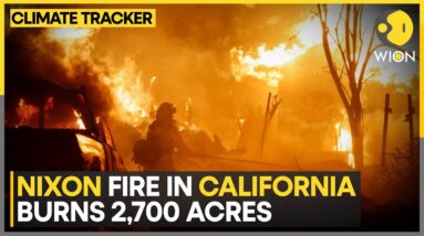 California Wildfire: Firefighters battle the wind-driven blaze with aerial support | WION