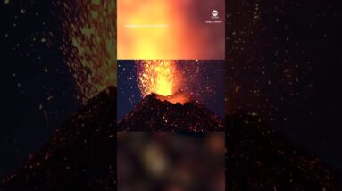 Italy's Mount Etna erupts in spectacular fashion