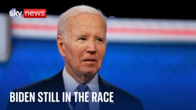 Joe Biden defiantly vows to stay in US presidential race