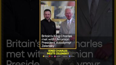 King Charles shares a laugh with Ukraine's Zelensky | WION Shorts