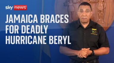 Jamaica braces as deadly Hurricane Beryl heads towards Caribbean country