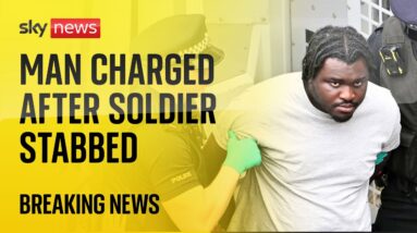 Man charged after army officer stabbed near barracks in Kent