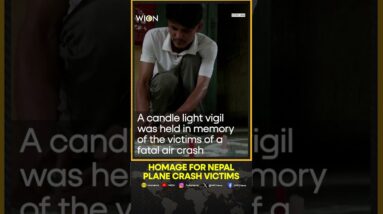 Nepal students hold vigil for crash victims | WION Shorts