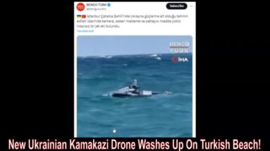 New Ukrainian Kamakazi Drone Washes Up On Turkish Beach!