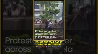 Venezuela Protest: Police fire tear gas at Caracas protesters | WION Shorts