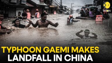 Typhoon Gaemi LIVE: Typhoon Gaemi lashes China after pounding Taiwan, rescue underway | WION LIVE