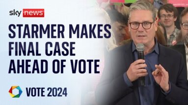 Starmer warns of 'another five years' of the Tories if supporters do not vote | Election 2024