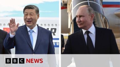 Presidents Xi and Putin arrive in Kazakhstan | BBC News