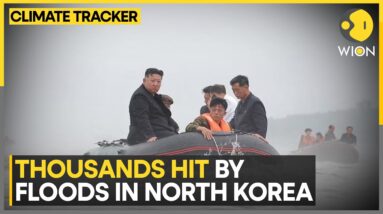 North Korea flooding: Kim Jong-un surveys massive flooding | WION Climate Tracker