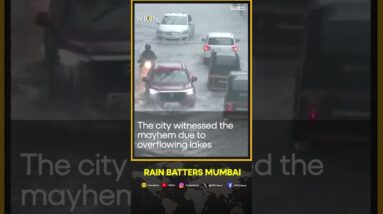 India: Rain batters Mumbai, severe waterlogging in various parts of the city | WION Shorts