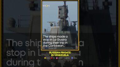 Russian frigate docks in Venezuela | WION Shorts