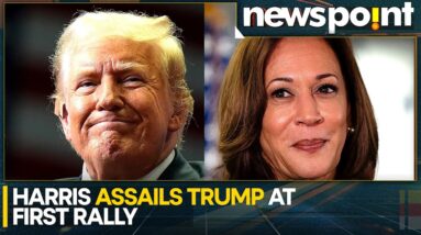 US elections: Kamala Harris begins campaign trail in Wisconsin, assails Trump in first rally | WION