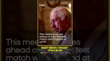 Britain's King hosts West Indies cricket team in Buckingham palace | WION Shorts