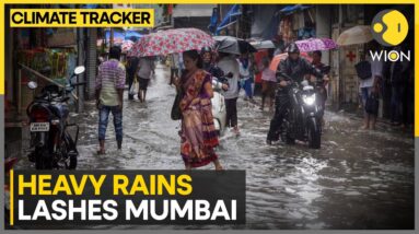 Monsoon rains lash India's financial capital Mumbai, disrupt travel | WION Climate Tracker