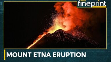 Spectacular Mount Etna eruption in Sicily | WION Fineprint