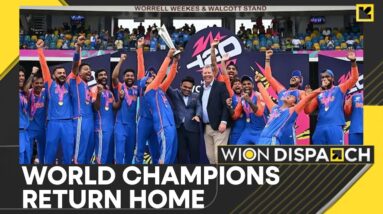 T20 world champions India return home from Barbados | WION Dispatch