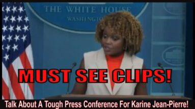 Talk About A Tough Press Conference For Karine Jean-Pierre!