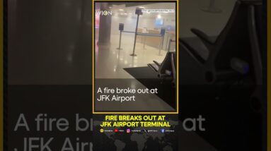 US: 9 injured, flights cancelled after fire breaks out at JFK Airport terminal | WION Shorts