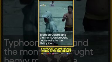 Typhoon Gaemi brings heavy rains to Philippines | WION Shorts