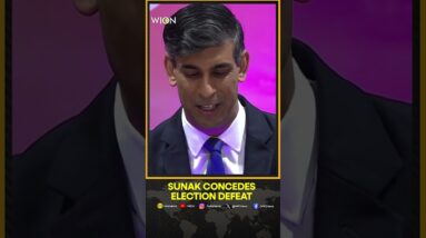 UK PM Sunak concedes election defeat, says Labour has won | WION Shorts