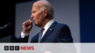 Biden under new pressure from top Democrats as Covid halts campaign | BBC News