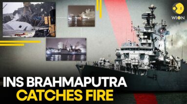 INS Brahmaputra Severely Damaged In Fire, Lying On Its Side; Sailor Missing | WION Originals