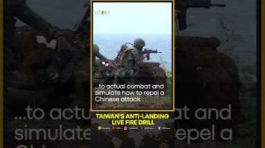 Taiwan conducts live-fire training on outlying Penghu Islands | WION Shorts