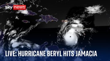 Watch live: Deadly Hurricane Beryl heads towards Jamaica