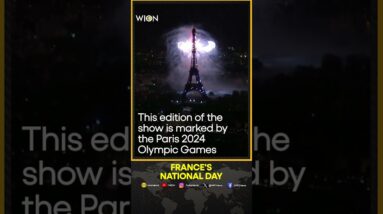 Eiffel Tower fireworks mark France's National Day with Olympic twist | WION Shorts