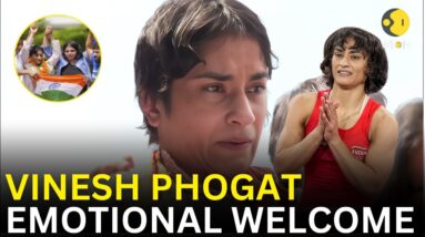 Vinesh Phogat Arrival Live Updates: Vinesh Phogat returns home from Paris Olympics 2024 | WION LIVE