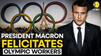 Paris Olympics 2024: President Macron makes speech thanking Olympics workers | WION LIVE