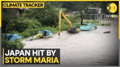 Tropical Storm Maria hits Japan with record rain, transport disrupted | WION Climate Tracker