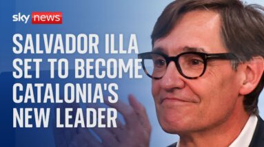 Salvador Illa set to be Catalonia's new leader and exiled Carles Puigdemont returns