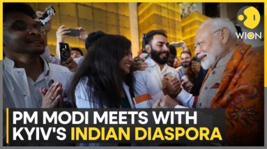 PM Modi in Ukraine: PM Modi gets rousing welcome from Indian diaspora | World News | WION