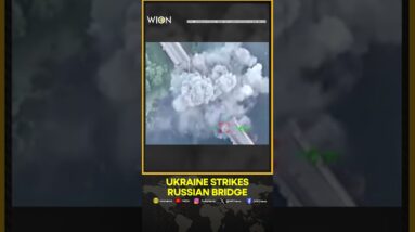 Ukrainian missile destroys major Russian Military bridge in Kursk | WION Shorts