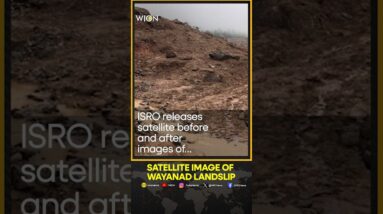 ISRO releases before and after satellite images of Wayanad landslip | WION Shorts