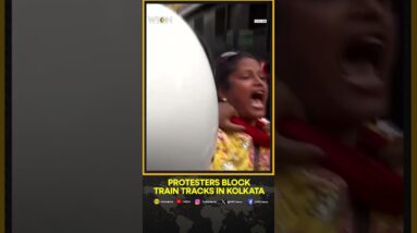 Kolkata Protest: Massive protest in Kolkata as protestors blocks train, roads | WION Shorts