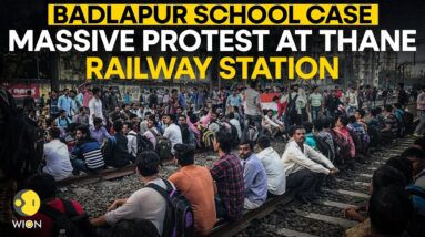 Badlapur School Case LIVE: Badlapur into mayhem as protest turns violent, train services disrupted