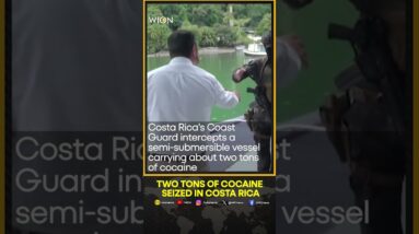 Costa Rica anti-drug operation seized two tons of cocaine | WION Shorts